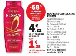 Bi1 L'ORÉAL Routine capillaire elseve offre
