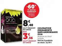 Bi1 GARNIER Coloration permanente sans ammoniaque olia offre