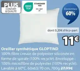 JYSK Oreiller synthétique GLOPTIND offre