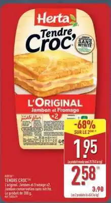 ALDI HERTA Tendre Croc' offre