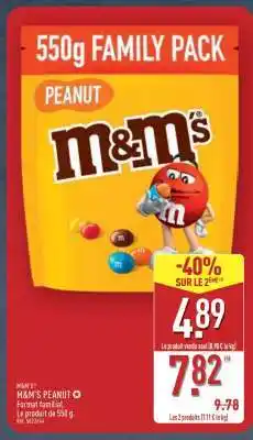 ALDI M&M's Peanut offre