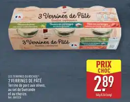ALDI 3 VERRINES DE PÂTÉ offre