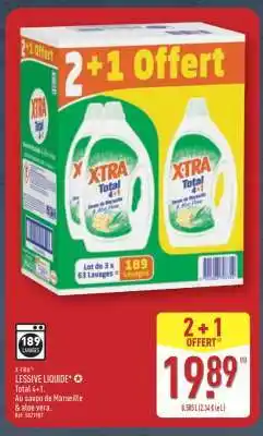 ALDI X•TRA LESSIVE LIQUIDE offre