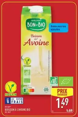 ALDI Boisson à l'avoine Bio offre