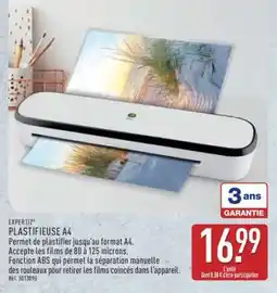 ALDI PLASTIFIEUSE A4 offre