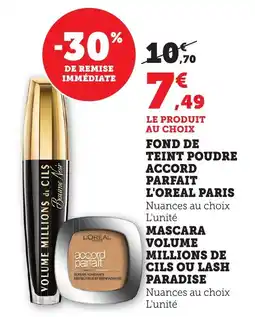 Bi1 L'OREAL Fond de teint poudre accord volume millions de cils offre