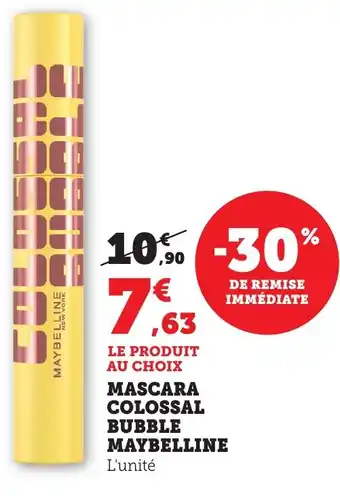 Bi1 MAYBELLINE Mascara colossal bubble offre