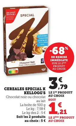 Bi1 KELLOGG'S Cereales special k offre