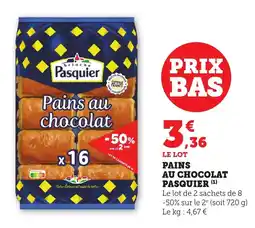 Bi1 PASQUIER Pains au chocolat offre