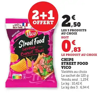 Bi1 VICO Chips street food offre