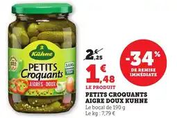 Bi1 KUHNE Petits croquants aigre doux offre