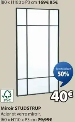 JYSK Miroir STUDSTRUP offre