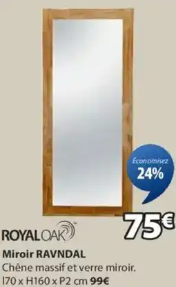 JYSK Miroir RAVNDAL offre