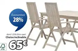 JYSK Chaise inclinable TREBJERG offre