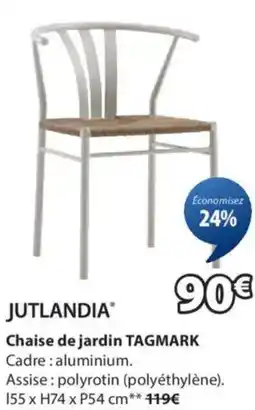 JYSK Chaise de jardin TAGMARK offre