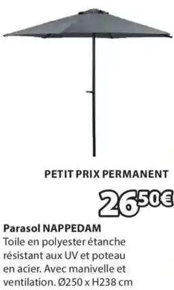 JYSK Parasol NAPPEDAM offre