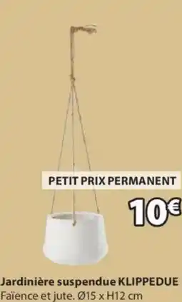 JYSK Jardinière suspendue KLIPPEDUE offre