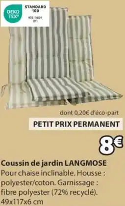 JYSK Coussin de jardin LANGMOSE offre