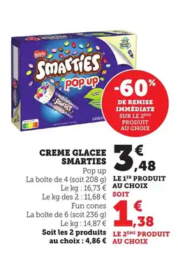 Bi1 SMARTIES Creme glacee offre