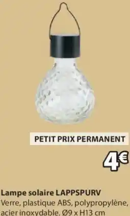 JYSK Lampe solaire LAPPSPURV offre