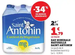 Bi1 SAINT ANTONIN Eau minerale naturelle offre
