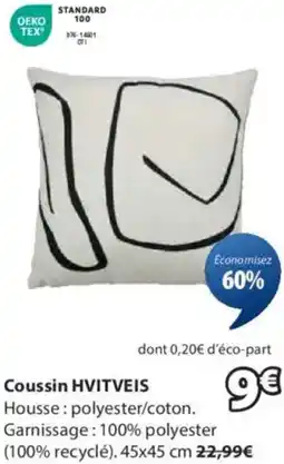 JYSK Coussin HVITVEIS offre