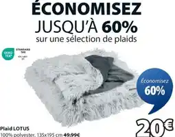 JYSK Plaid LOTUS offre