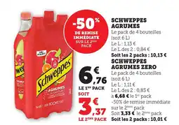 Bi1 SCHWEPPES Agrumes offre