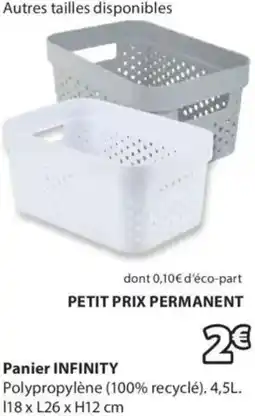 JYSK Panier INFINITY offre