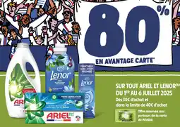 Intermarché Express Sur tout ariel et lenor offre