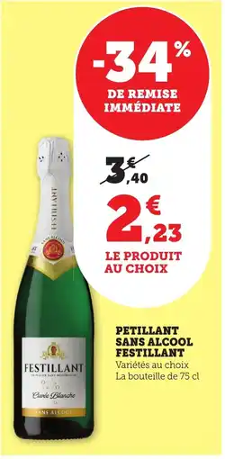 Bi1 FESTILLANT Petillant sans alcool offre