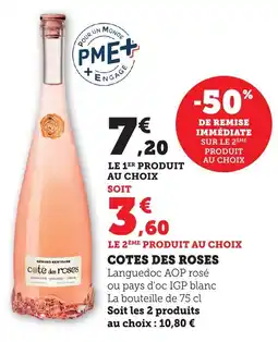 Bi1 Cotes des roses offre