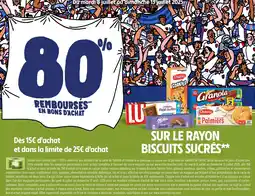 Intermarché Express Sur le rayon biscuits sucrés offre