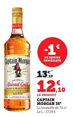 Bi1 CAPTAIN MORGAN 35° offre