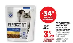 Bi1 PERFECT FIT Croquettes pour chat sterilise offre
