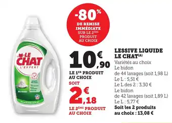 Bi1 LE CHAT Lessive liquide offre