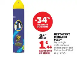 Bi1 PLIZ Nettoyant menager offre