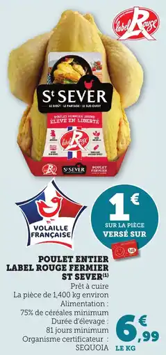Bi1 ST SEVER Poulet fermier label rouge fermier offre