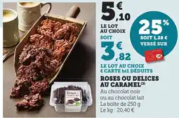 Bi1 Roses ou delices au caramel offre