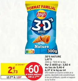 Intermarché Express 3d's nature lay's offre