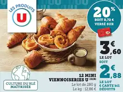 Bi1 U 12 mini viennoiseries offre
