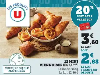 Bi1 U 12 mini viennoiseries offre