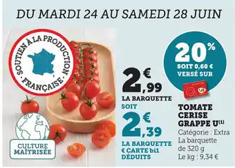 Bi1 U Tomate cerise grappe offre