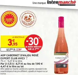 Intermarché Express Aop cabernet d'anjou rosé expert club hve3 offre