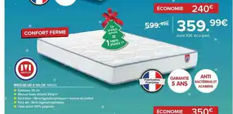 Gitem Matelas 140 X 190 Cm offre