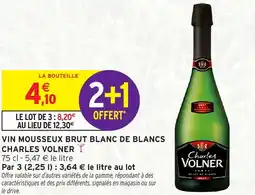 Intermarché Express Vin mousseux brut blanc de blancs charles volner offre