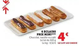 Bi1 PRIX MINI 6 eclairs offre