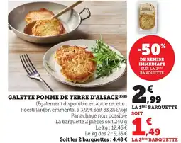 Bi1 Galette pomme de terre d'alsace offre