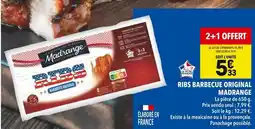 Supeco Madrange Ribs barbecue original offre