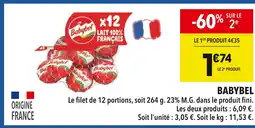 Supeco Babybel Babybel offre